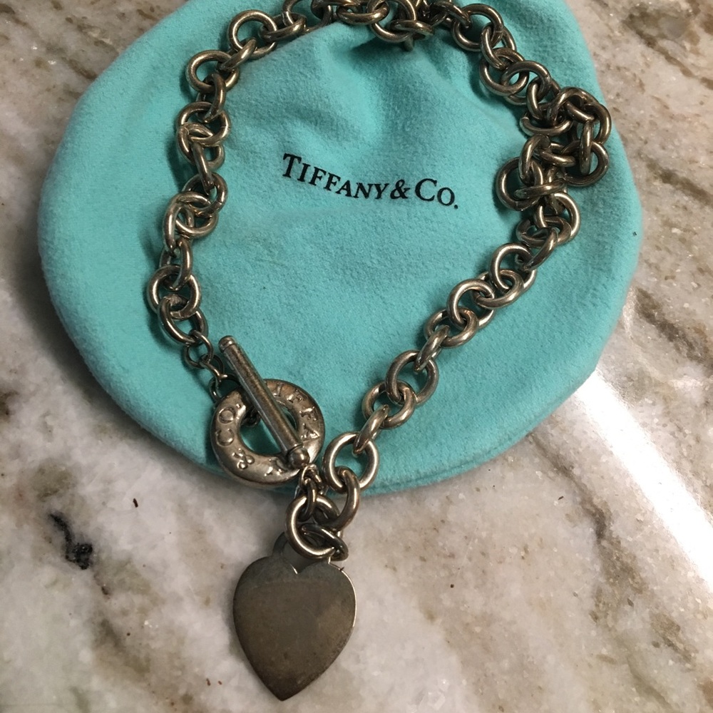 Authentic Tiffany & Co. Toggle Necklace.